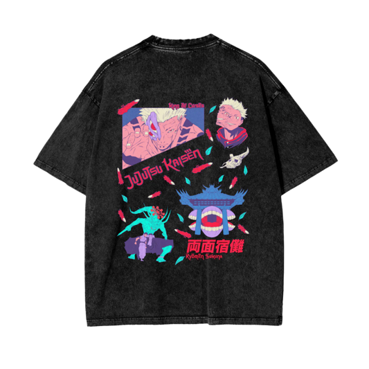King of Curses Oversized Vintage T-Shirt - ChibiBytes